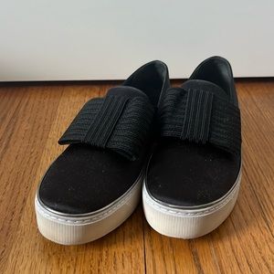Stuart Weitzman Slip On Bow Shoes